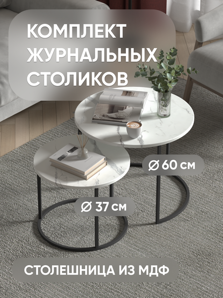 Комплект журнальных столиков Кортекс-мебель Кайзер-01