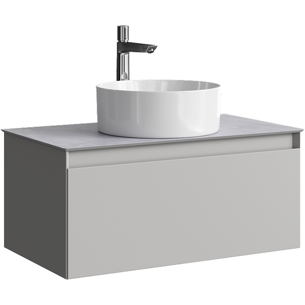 Тумба под умывальник Aqwella Geometria GE01081ST+STG814X476GS - фото