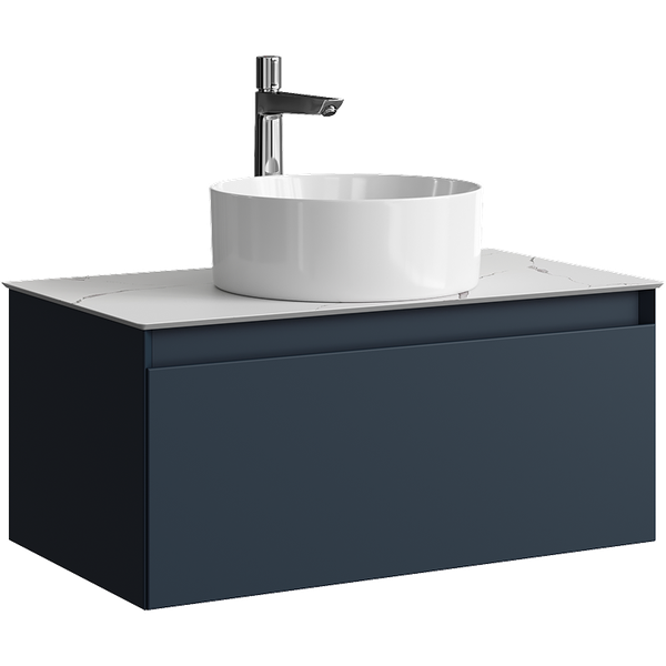 Тумба под умывальник Aqwella Geometria GE01081GRM+STG814X476MW - фото