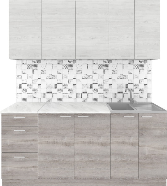 Кухонный гарнитур Агута Альфа 1.8 без столешницы - фото