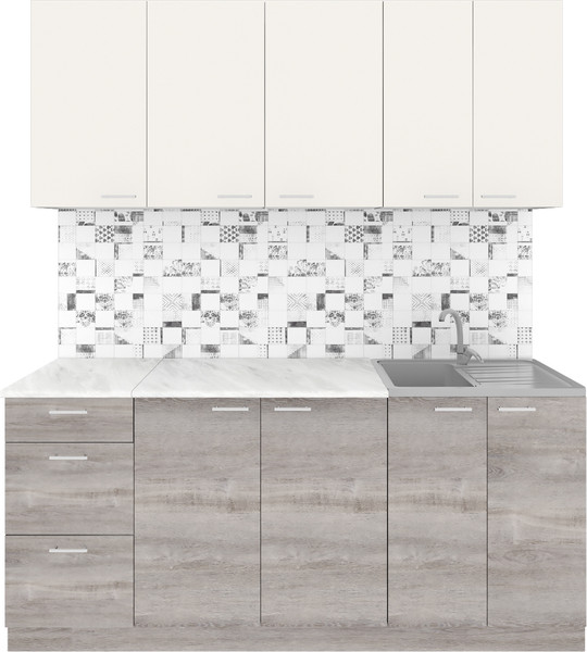 Кухонный гарнитур Агута Альфа 1.8 без столешницы - фото