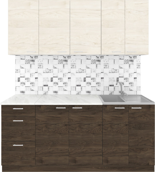 Кухонный гарнитур Агута Альфа 1.8 без столешницы - фото