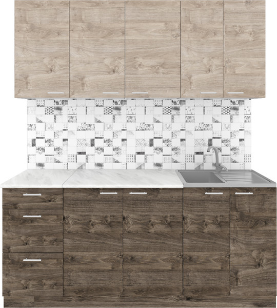 Кухонный гарнитур Агута Альфа 1.8 без столешницы - фото