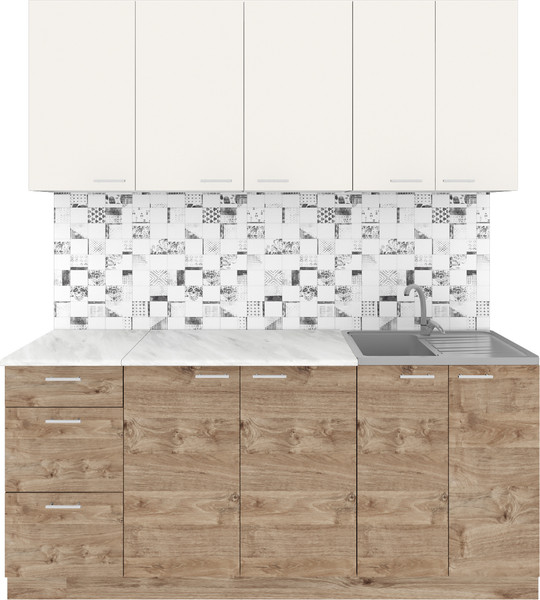 Кухонный гарнитур Агута Альфа 1.8 без столешницы - фото