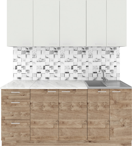 Кухонный гарнитур Агута Альфа 1.8 без столешницы - фото