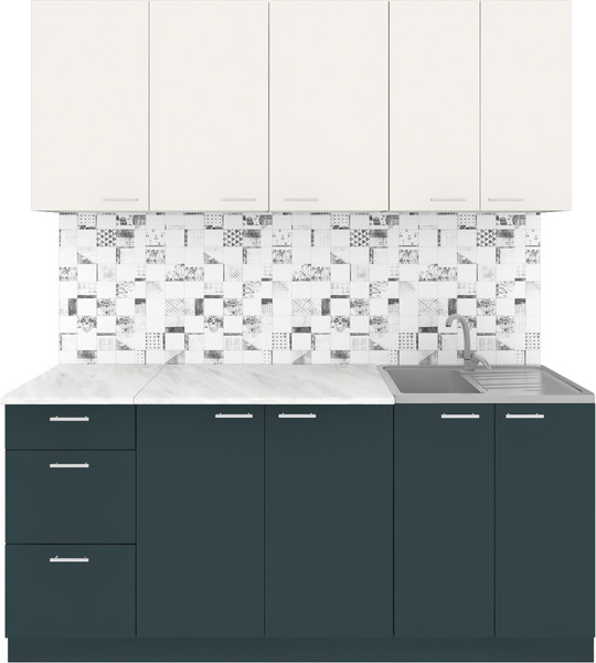 Кухонный гарнитур Агута Альфа 1.8 без столешницы - фото