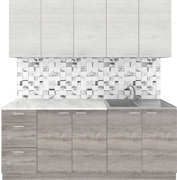 Кухонный гарнитур Агута Альфа 2.0 без столешницы - фото