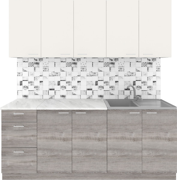 Кухонный гарнитур Агута Альфа 2.0 без столешницы - фото