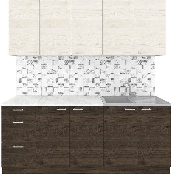 Кухонный гарнитур Агута Альфа 2.0 без столешницы - фото