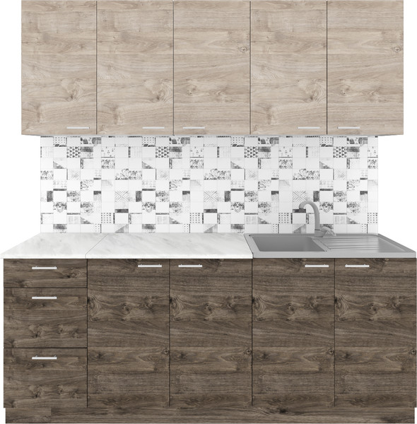 Кухонный гарнитур Агута Альфа 2.0 без столешницы - фото