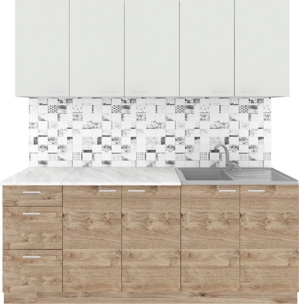 Кухонный гарнитур Агута Альфа 2.0 без столешницы - фото