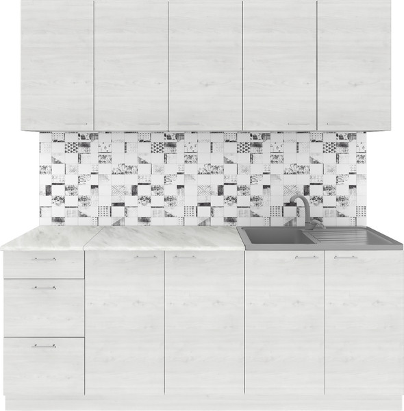 Кухонный гарнитур Агута Альфа 2.0 без столешницы - фото