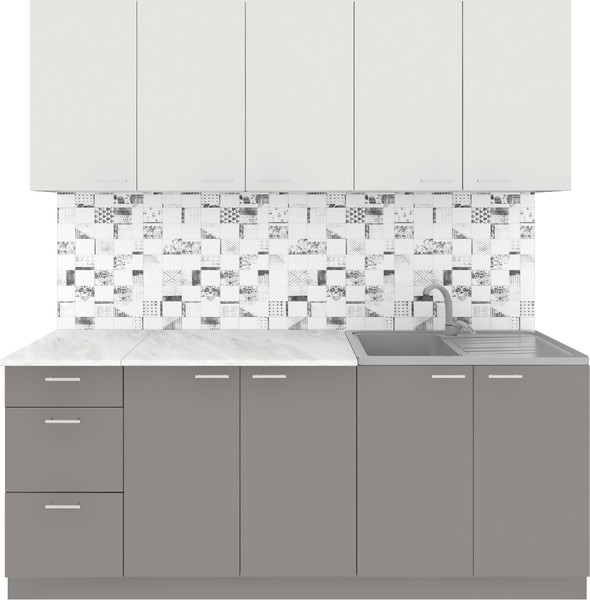 Кухонный гарнитур Агута Альфа 2.0 без столешницы - фото