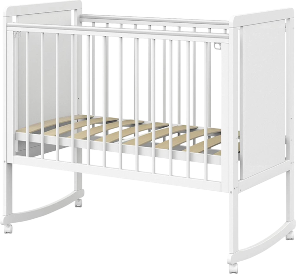 Детская кроватка INDIGO Classic колесо-качалка - фото