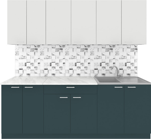 Кухонный гарнитур Агута Альфа 2.2 без столешницы - фото