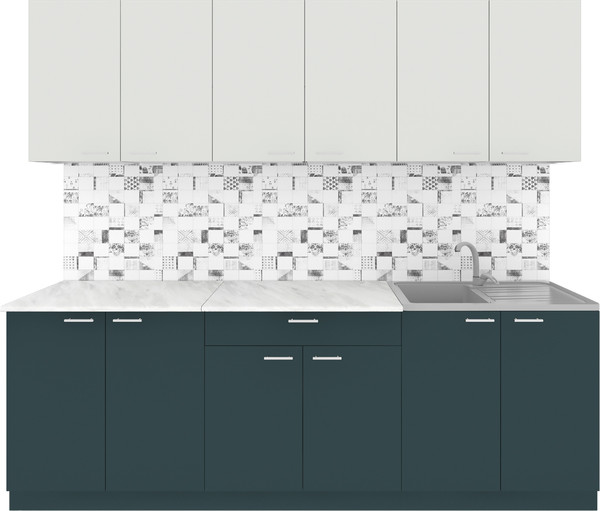 Кухонный гарнитур Агута Альфа 2.4 без столешницы - фото