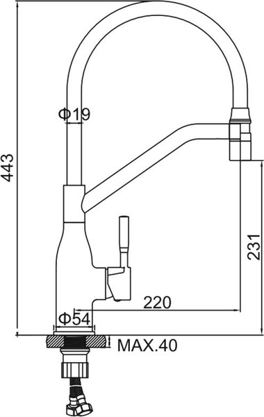 Смеситель Ledeme L4798-2