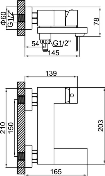 Смеситель Ledeme L73125D