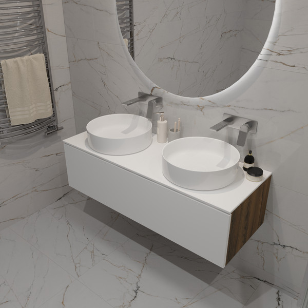 Столешница для тумбы в ванную ЗОВ M19W120