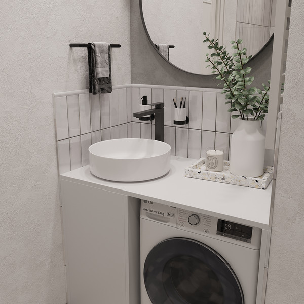 Тумба под умывальник ЗОВ Стамбул Премиум 100 / S100LWP0LWPWMD