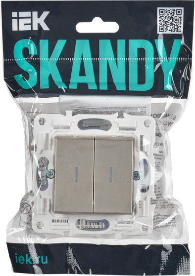 Выключатель IEK Skandy SK-V22-1-10-K37