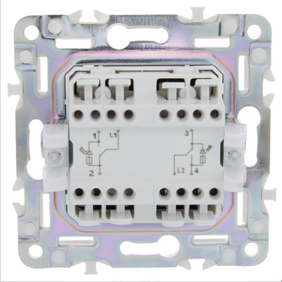 Выключатель IEK Skandy SK-V22-1-10-K53