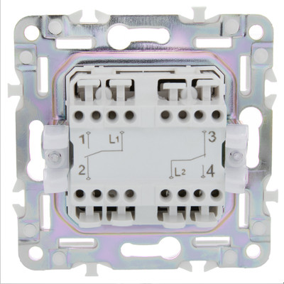 Выключатель IEK Skandy SK-V22-0-10-K98