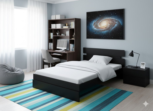 Односпальная кровать Proson Milton 90x200