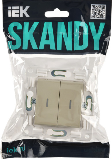 Выключатель IEK Skandy SK-V20-1-10-K10
