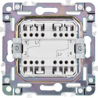 Выключатель IEK Skandy SK-V22-0-10-K03