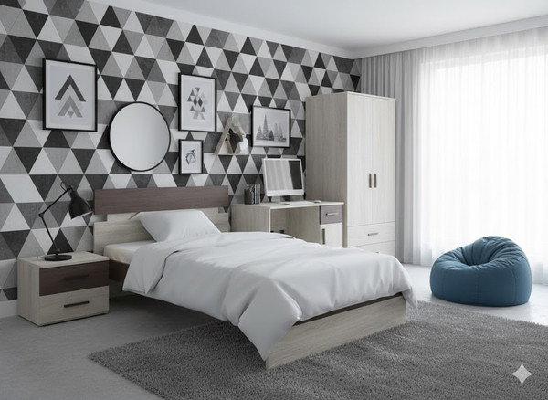 Односпальная кровать Proson Milton 90x190