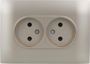 Розетка IEK Skandy SK-R23-10-K37-F