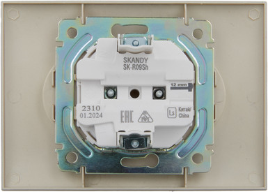 Розетка IEK Skandy SK-R23-10-K37-F