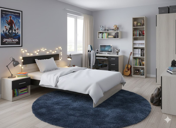 Односпальная кровать Proson Milton 90x190