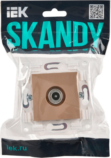 Розетка IEK Skandy SK-A10-P-K98