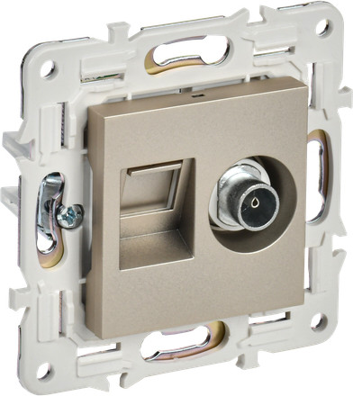 Розетка IEK Skandy SK-AK20-1-K37 - фото