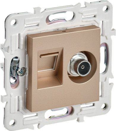 Розетка IEK Skandy SK-AK20-1-K98 - фото