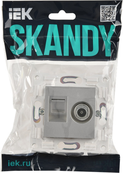 Розетка IEK Skandy SK-AK20-2-K23