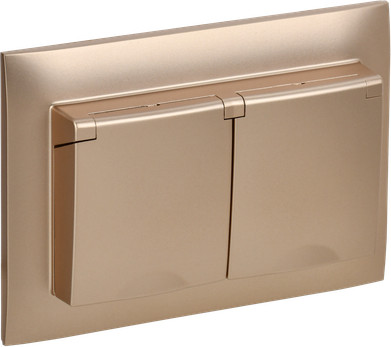 Розетка IEK Skandy SK-R26-16-44-K98-F - фото