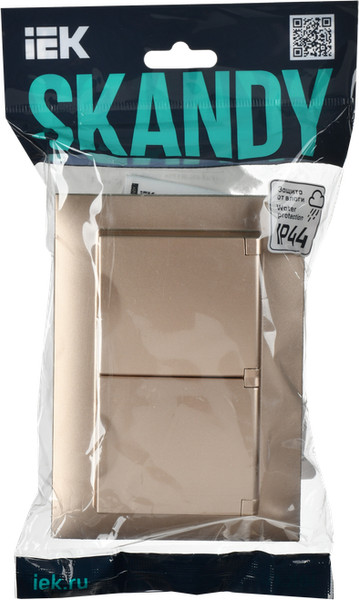 Розетка IEK Skandy SK-R26-16-44-K98-F