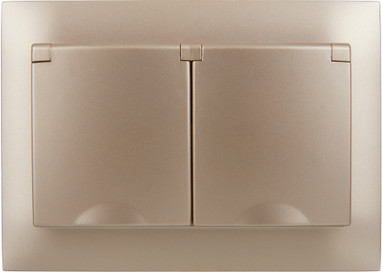 Розетка IEK Skandy SK-R26-16-44-K98-F