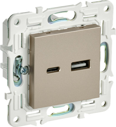 Розетка IEK Skandy SK-U22-D31-K37 - фото