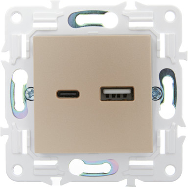 Розетка IEK Skandy SK-U22-D31-K37