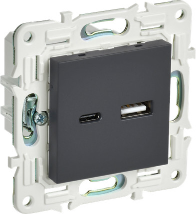 Розетка IEK Skandy SK-U22-D31-K53 - фото