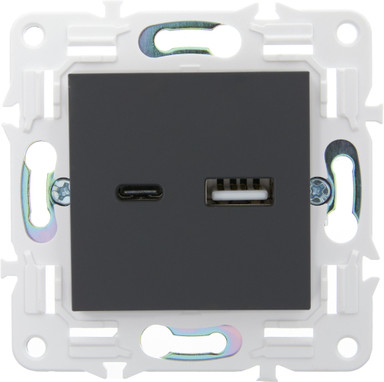 Розетка IEK Skandy SK-U22-D31-K53