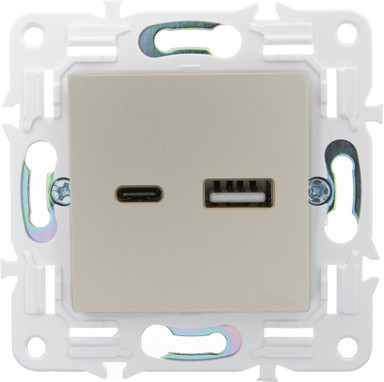 Розетка IEK Skandy SK-U22-018-K98