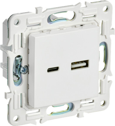 Розетка IEK Skandy SK-U22-D31-K01 - фото