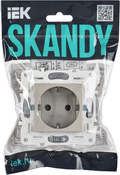Розетка IEK Skandy SK-R14-16-1-K37