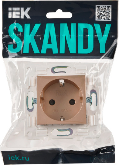 Розетка IEK Skandy SK-R14-16-K98