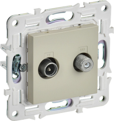 Розетка IEK Skandy SK-AF20-O-K10 - фото